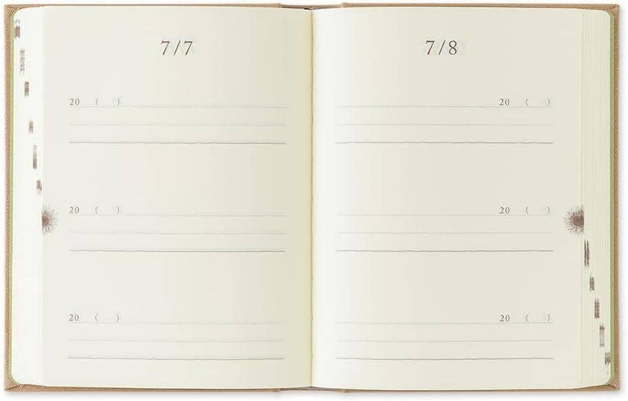 「FUNJI」In Japan - Wholesale Journal/Diary - Midori 3-Year Mini Journal | 2 Lines/Day | Japanese Quality1