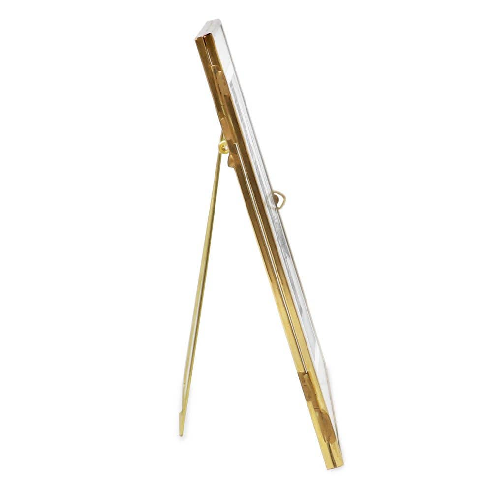 Isaac Jacobs International - Wholesale Picture Frame - Isaac Jacobs Metal Floating Photo Frame w/ Locket Bead Clasp7