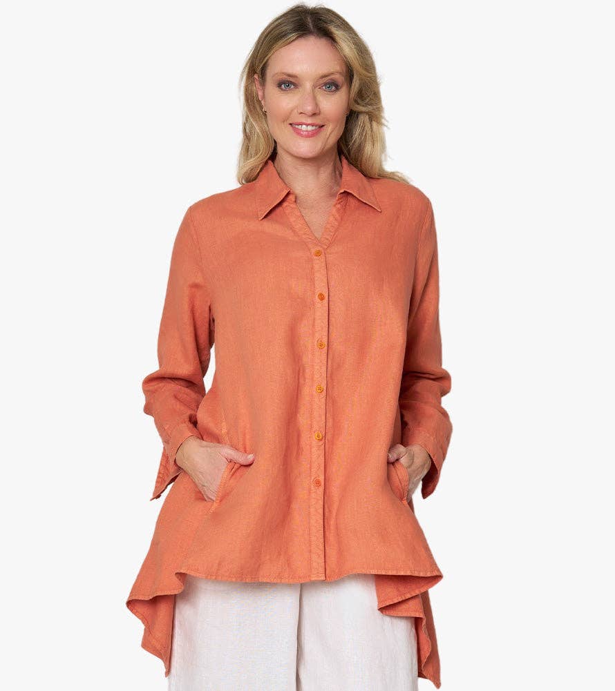 Stella Carakasi - Wholesale Button Down Shirt - Women's - True Form Shirt (*)9