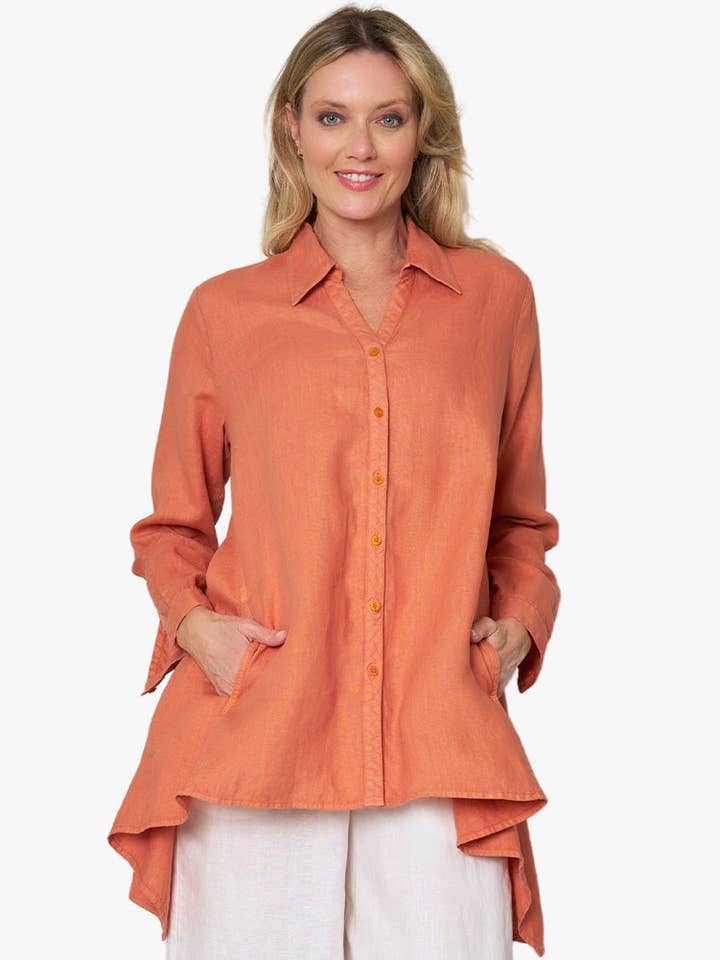 Stella Carakasi - Wholesale Button Down Shirt - Women's - True Form Shirt (*)9