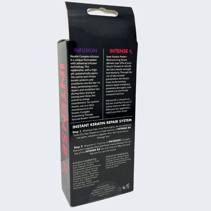 Rucci Professional - Wholesale Hair Serum - Keratin Complex Instant Repair System Infusion & Intense RX