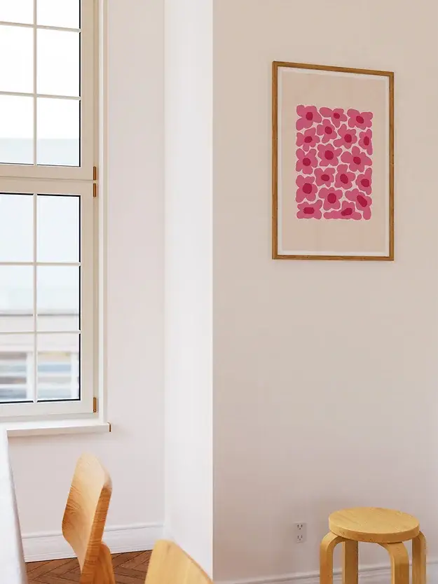 Liv Lee - Wholesale Art Print - Wonky Flowers1