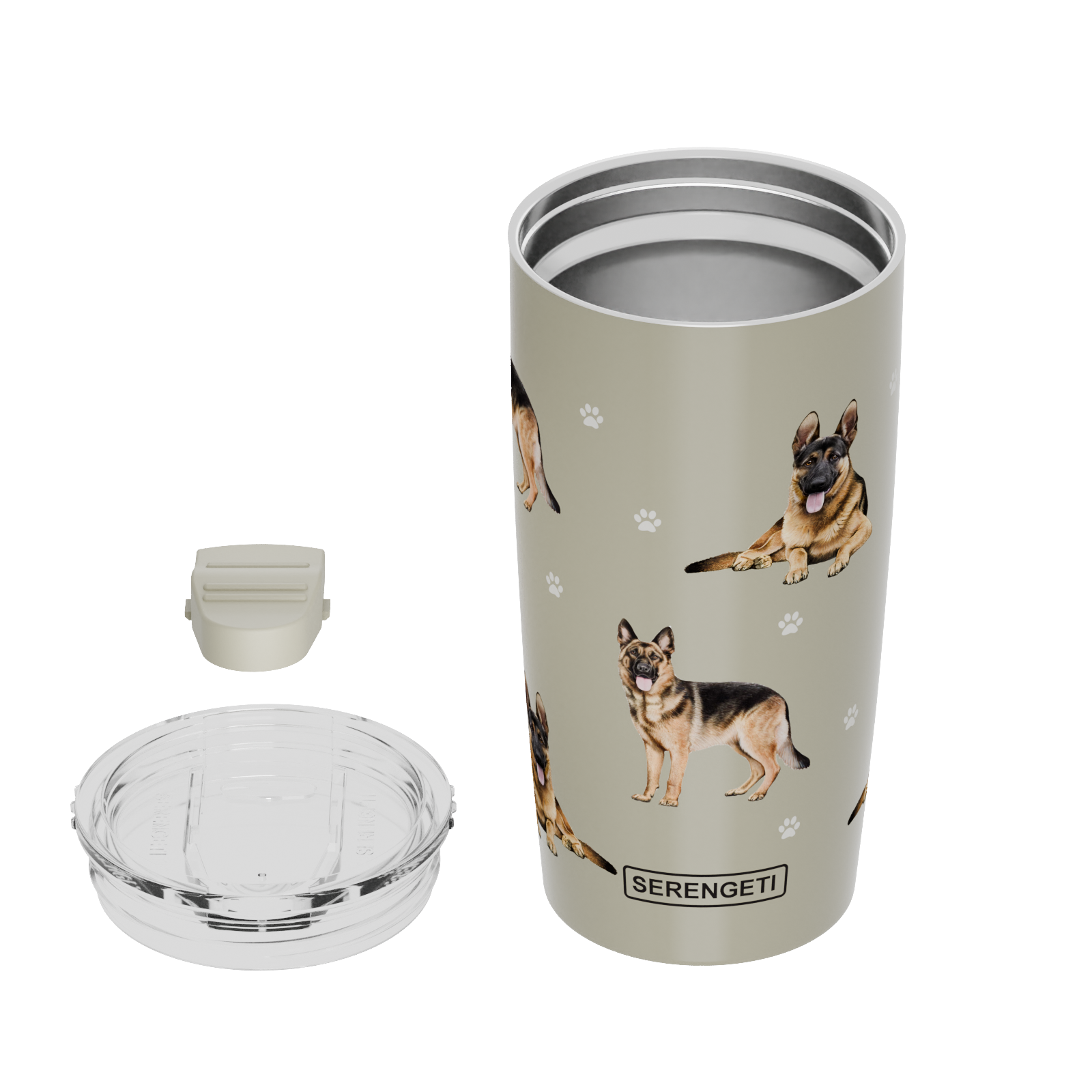 E&S Pets - Wholesale Insulated Mug/Tumbler - 3D Printed - German Shepherd  - Tumbler, Leak-Proof, Durable2