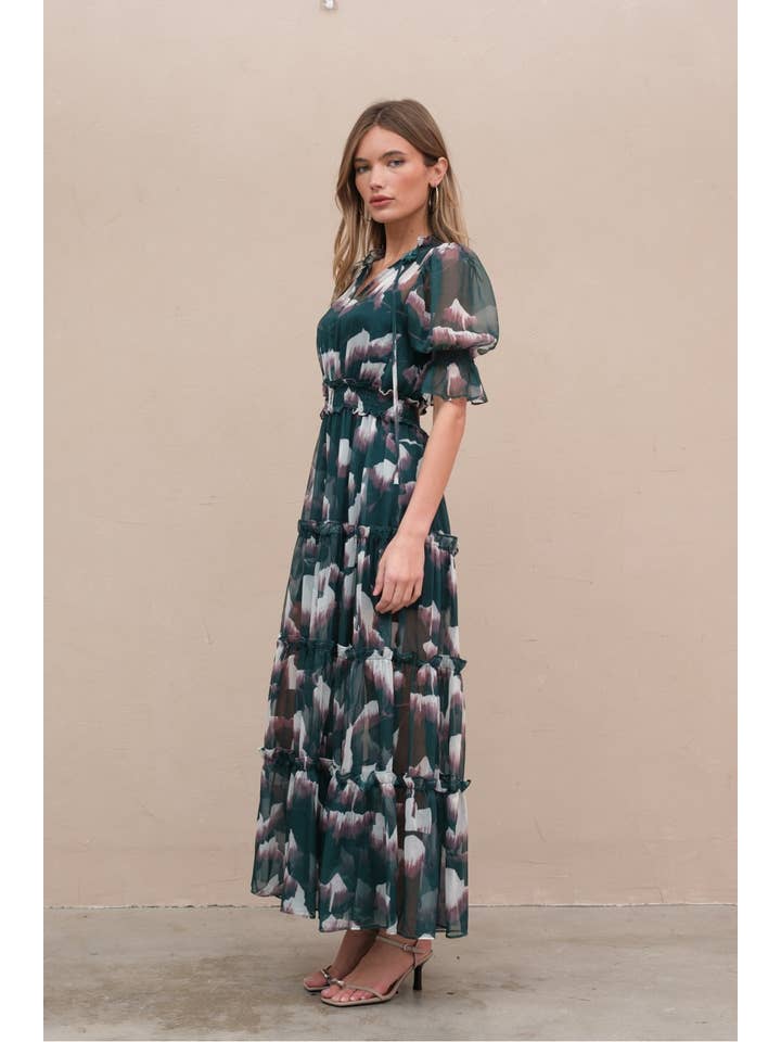 COMBO VERT Robe Épanouissement de Jardin - RD1022 en vente sur Faire1