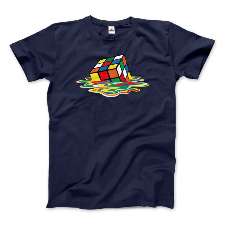Rubick's Cube Melting, Sheldon Cooper's T-Shirt for wholesale by Art-O-Rama Shop