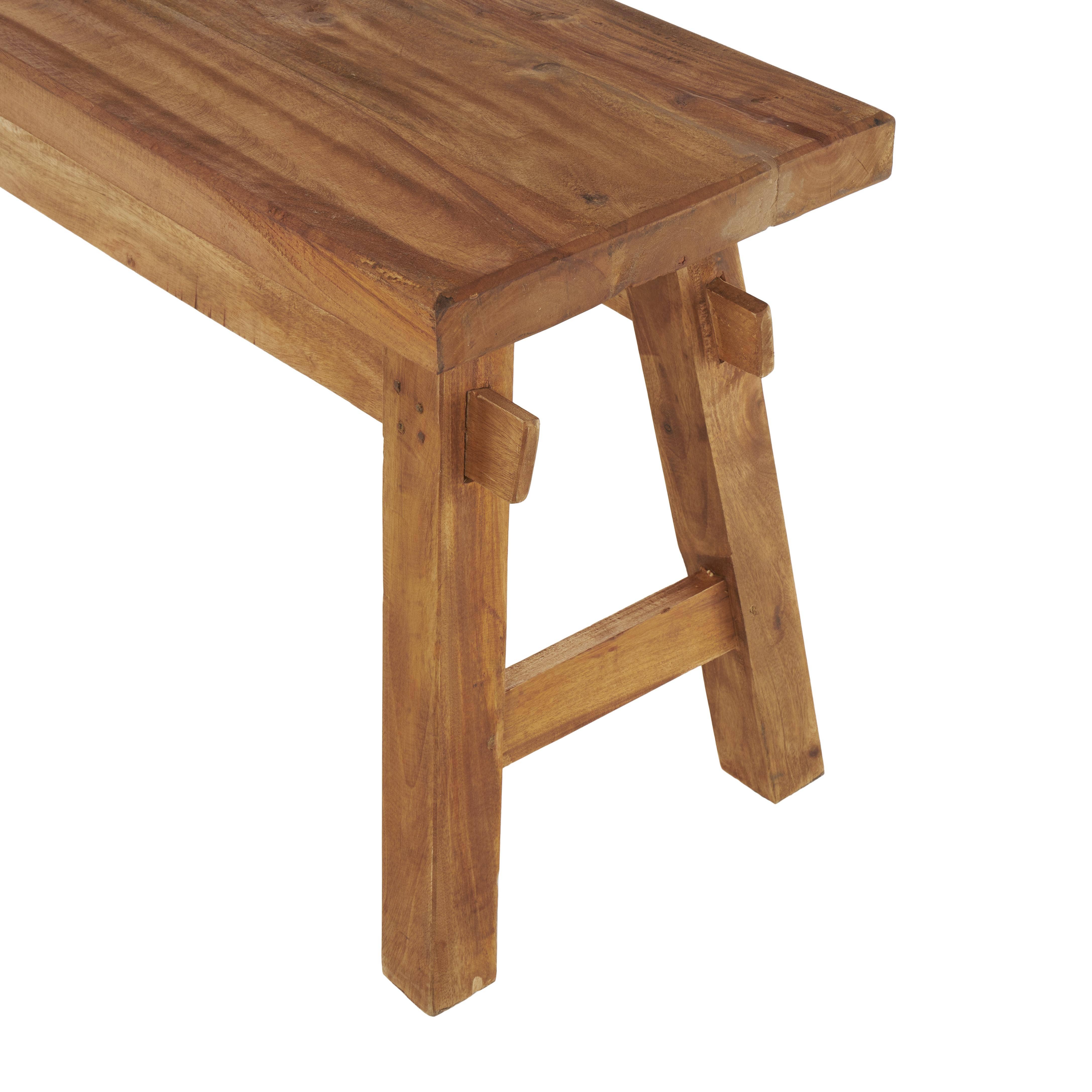 Deco Marché - Wholesale Bench - Rustic Brown Reclaimed Wood Bench5