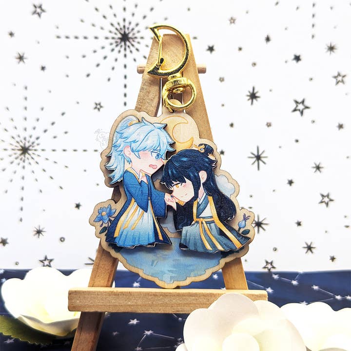 XingYun Promise | Genshin Impact | Wooden Charm for wholesale by squibblefu