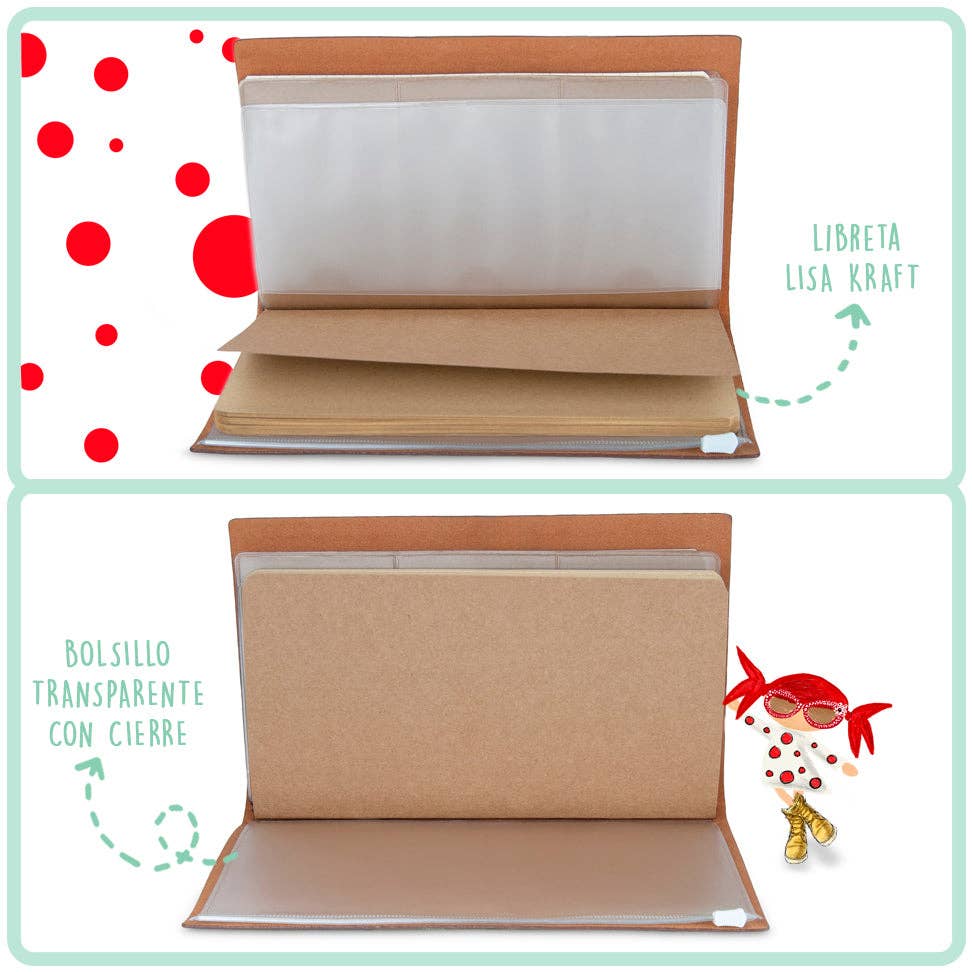 Pepita Viajera – Caderno por atacado – Caderno de viagem Pepikusama6