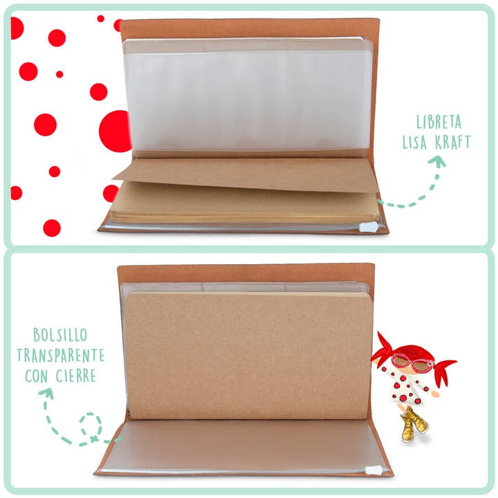 Pepita Viajera – Caderno por atacado – Caderno de viagem Pepikusama6