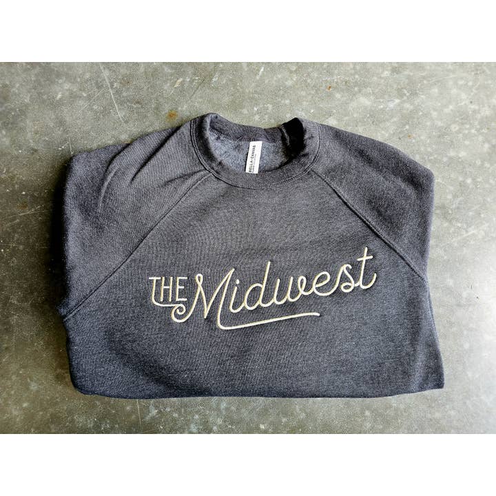Local Supply Club - Wholesale Sweatshirt - Unisex - The Midwest - Embroidered Crewneck Midwestern Sweatshirt2