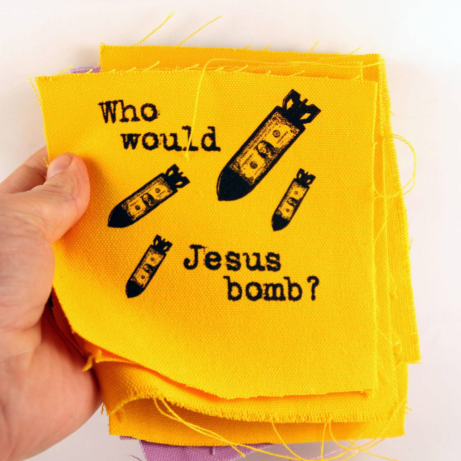 Microcosm Publishing & Distribution - Wholesale Patch - Patch #083: Who Would Jesus Bomb?0