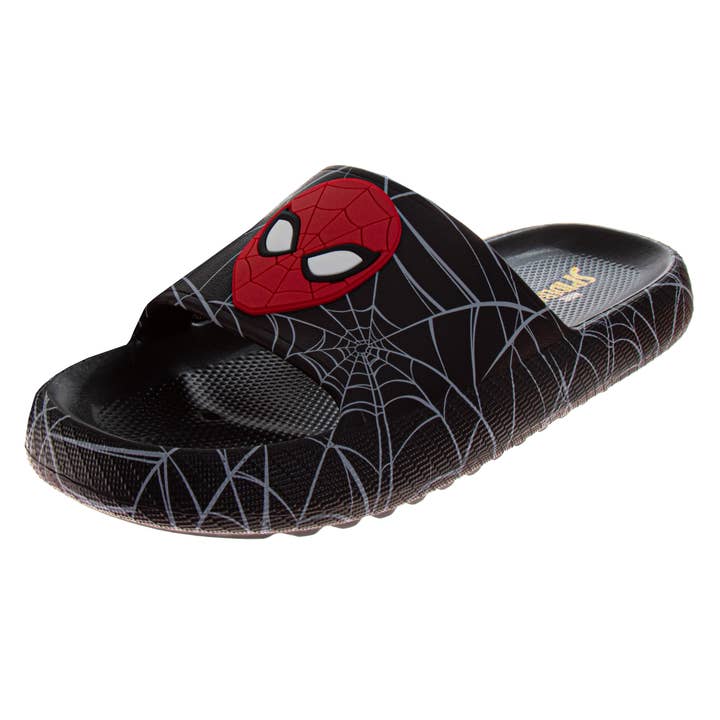 Claquettes noires Marvel SpiderMan (tout-petit / petit enfant) pour la vente par Josmo Shoes Inc