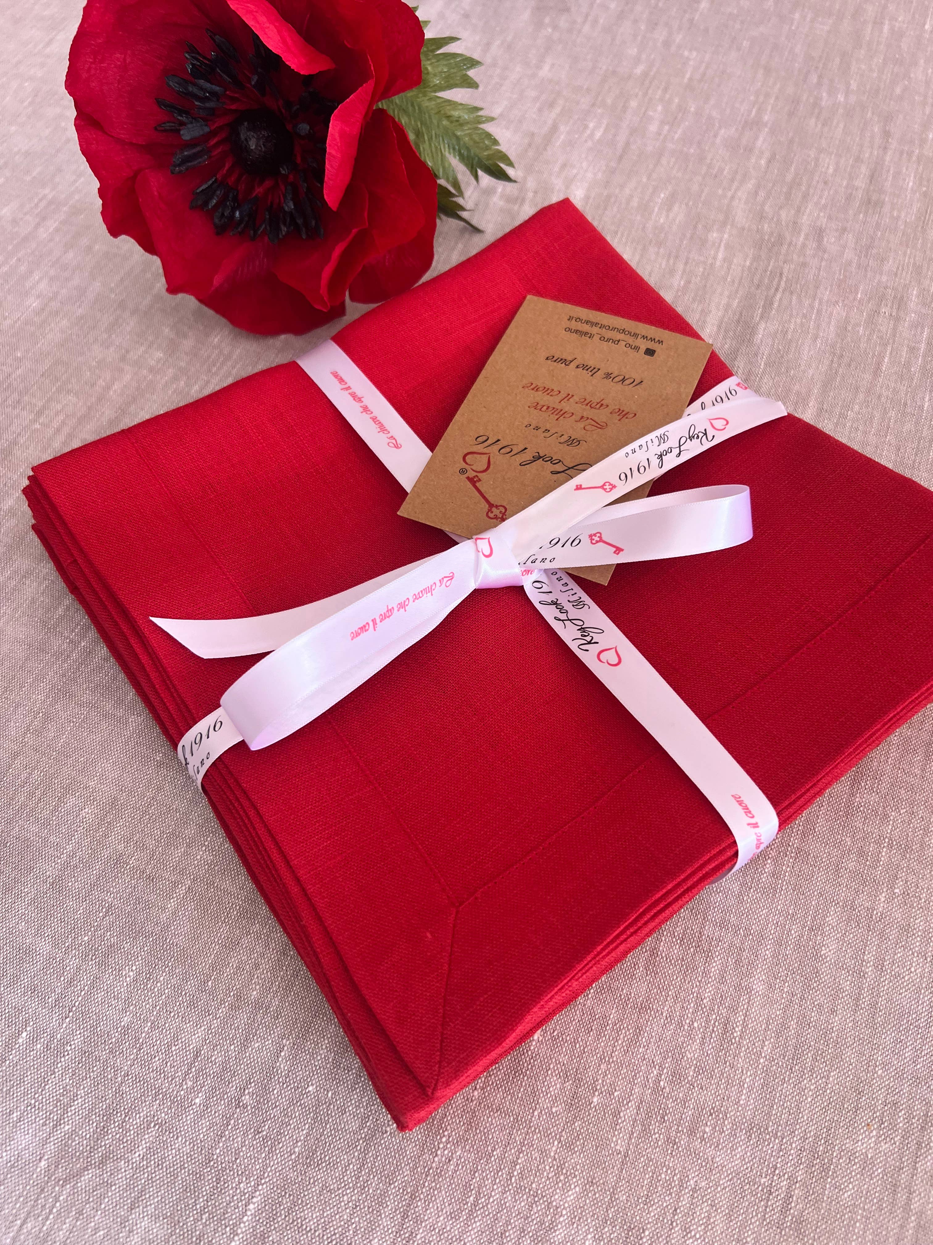 KEY LOOK1916 MILANO - Wholesale Dinner & Cloth Napkin - Linen napkins with frame17