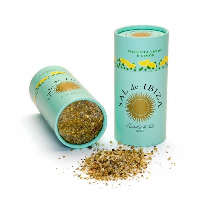 SAL de IBIZA - Wholesale Salt - SAL de IBIZA Granito Green Pepper & Lemon, 85g1