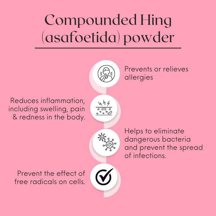Natures Basket - Wholesale Dried Spice - Nature's Basket Compounded Hing (Ferula asa-foetida) powder - Contains gluten8