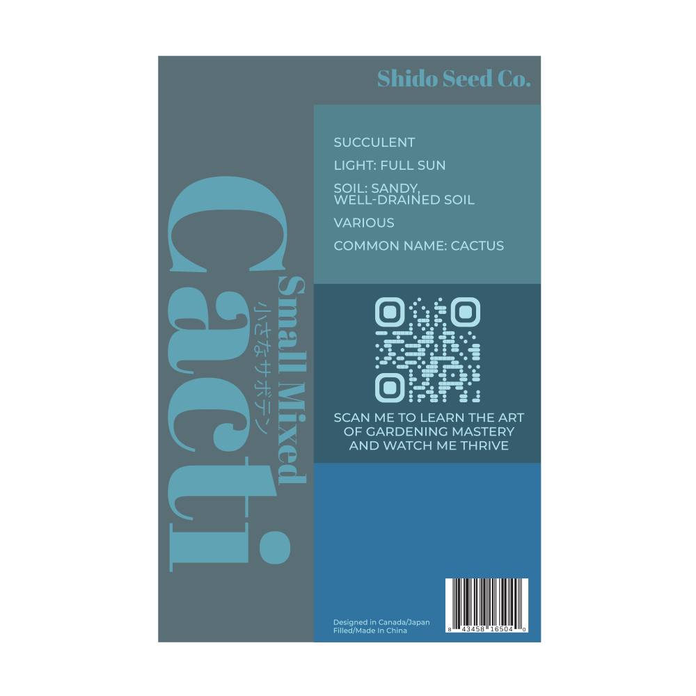 Chive - Wholesale Plant Seeds - 2026 Small Mixed Cacti Indoor Seeds Packet1