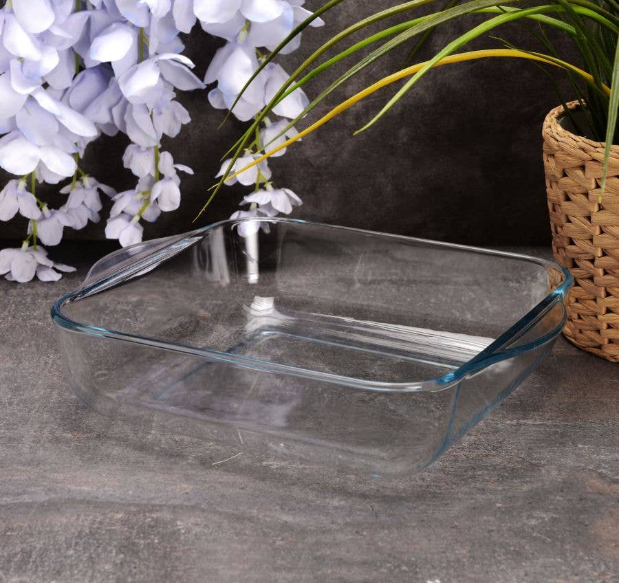 Hakan - Wholesale Baking Dish - Borcam Square Oven Tray, Glass Baking Dish, 66 Oz (1950 cc)0