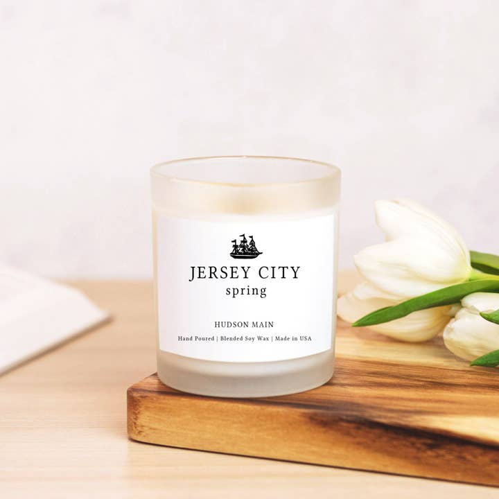 Hudson Main - Wholesale Jar/Filled Candle - Spring in Jersey City Candle1