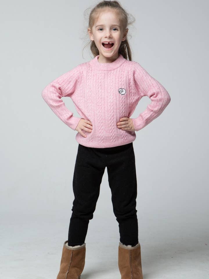 ALS Australia - Wholesale Fashion leggings – kids - Girls Warm Leggings Thermal Blend Wool Kids Bottom Tights1