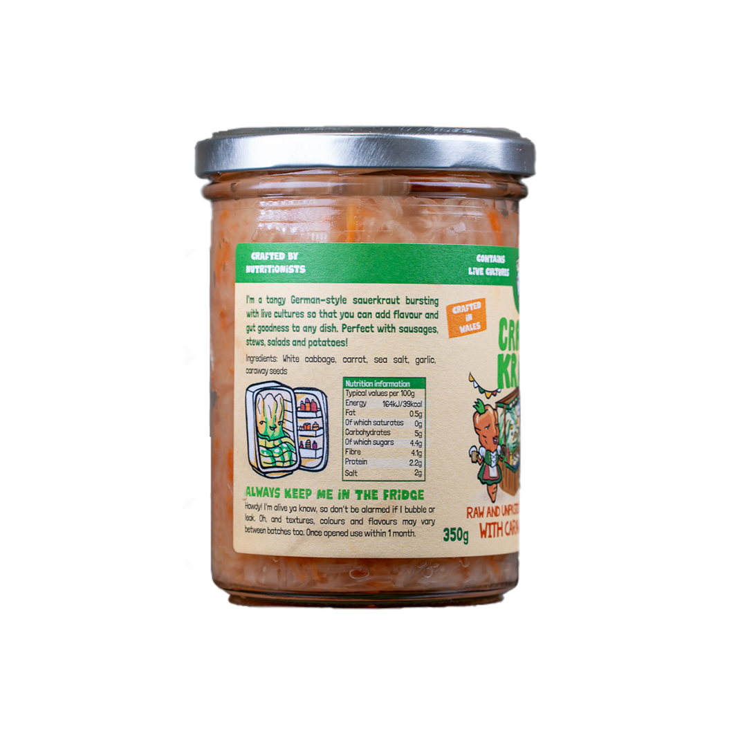 The Crafty Pickle Co. - Vente Légumes marinés - Crafty Kraut - choucroute de style traditionnel3