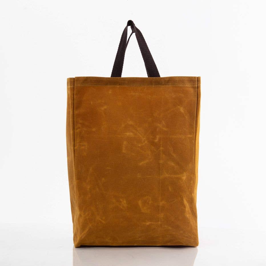 CB STATION - Wholesale Grocery/Shopping Bag - Waxed Canvas Market Tote23