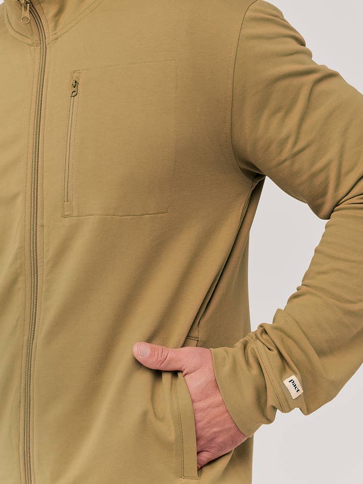 Fennel Men's Stretch French Terry Track Jacket for wholesale on Faire
