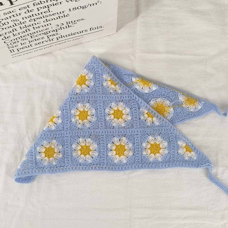 MKS America - Wholesale Bandana - Women's - Cherry Strawberry Floral checkered Crochet Bandana -56colors33