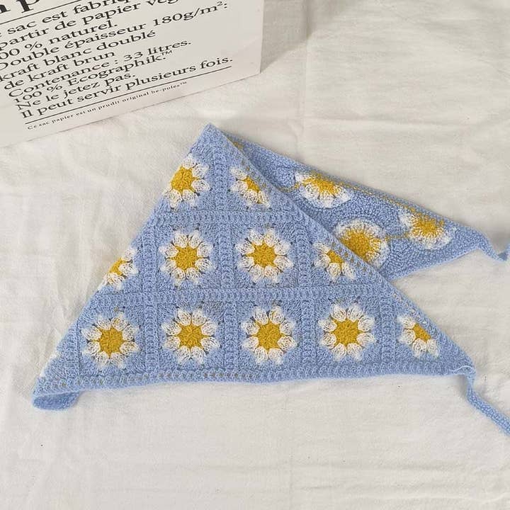 MKS America - Wholesale Bandana - Women's - Cherry Strawberry Floral checkered Crochet Bandana -56colors33