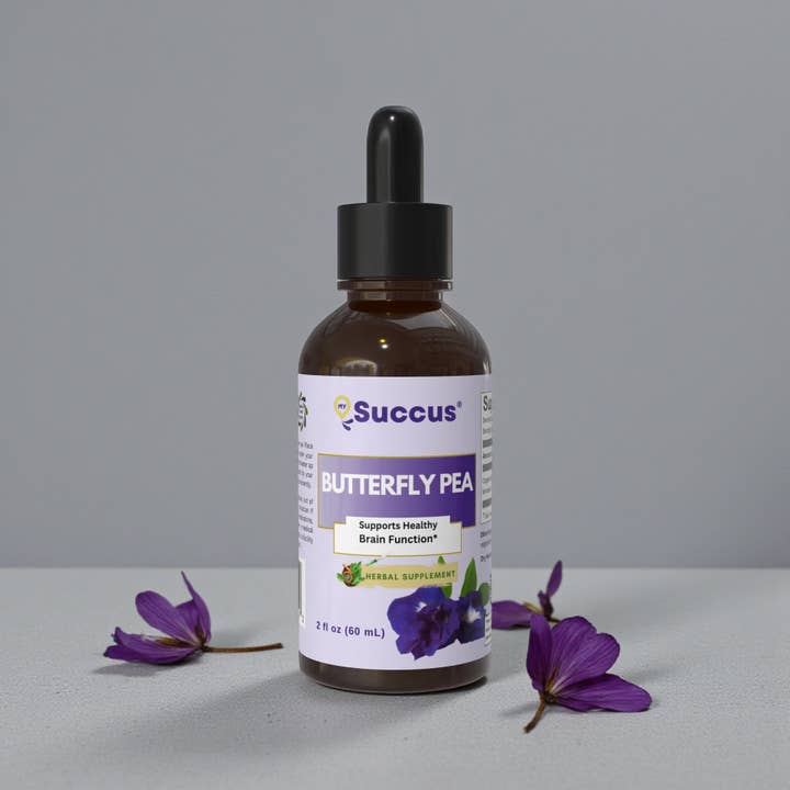 Succus - Wholesale Tincture - Butterfly Pea Tincture - Mindful Living2