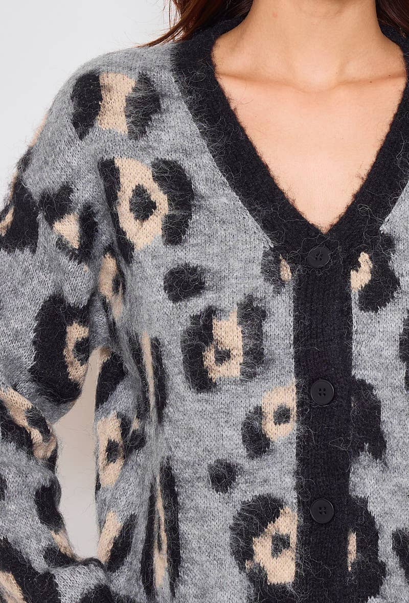 KY CREATION PARIS - Wholesale Cardigan - Women's - Leopard vest15