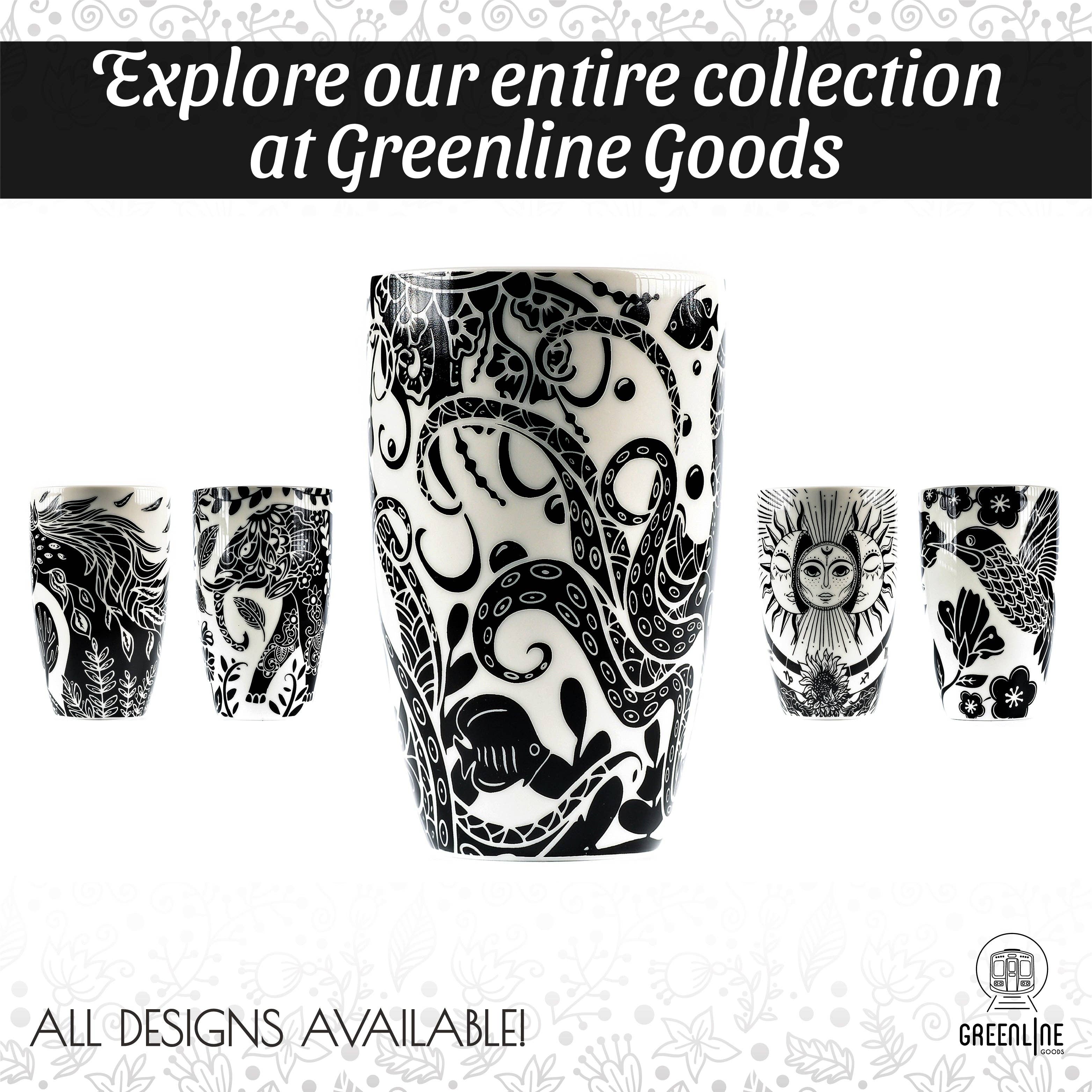 Greenline Goods - Wholesale Coffee Mug - Octopus Coffee and Tea Ceramic Mug 16oz6
