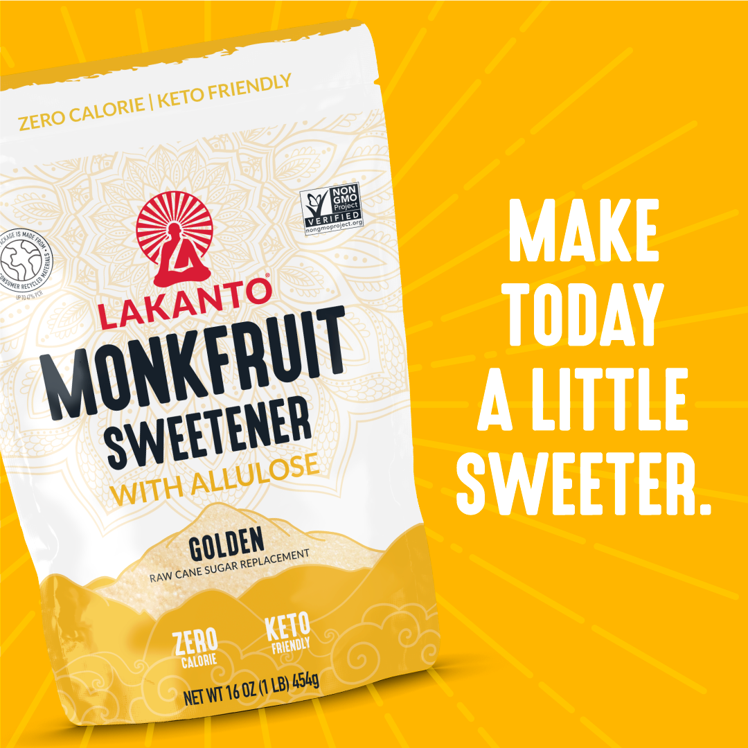 Lakanto - Wholesale Sugar/Sweetener - Lakanto Golden Monkfruit Sweetener with Allulose - 1 lb5