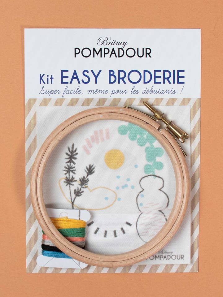 Kit Easy Stickerei - Klin Stillleben für den Großhandel von Britney Pompadour - Broderie - Embroidery kit
