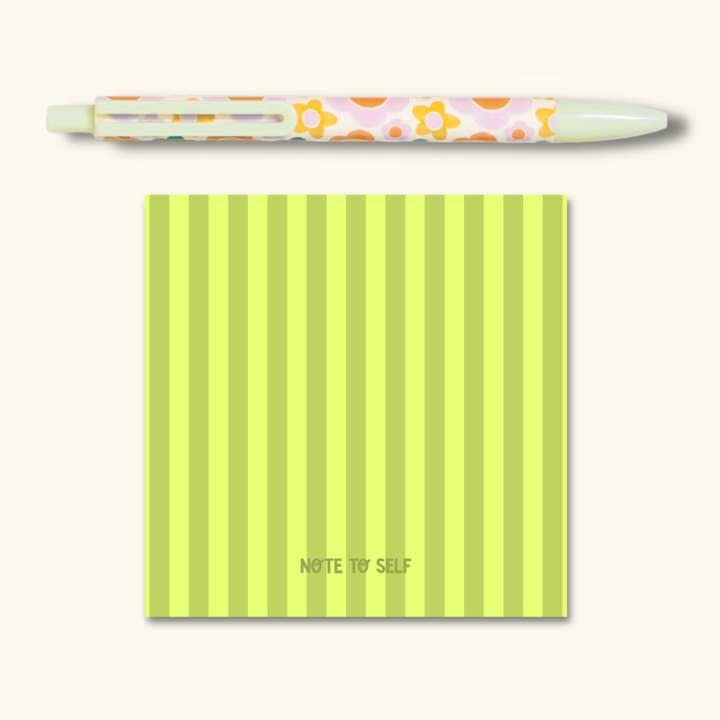 Confluence Craft and Co. - Wholesale Sticky Notes - Note to Self Sticky Notes—Lime Green