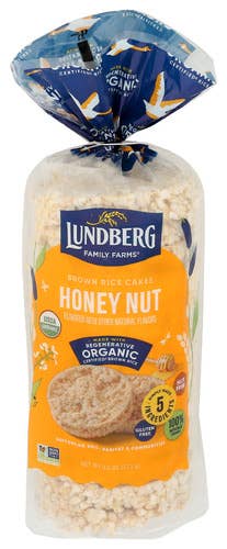 KeHE Distributors, LLC - Wholesale Crackers - Lundberg Organic Honey Nut Rice Cakes, 9.6 oz0