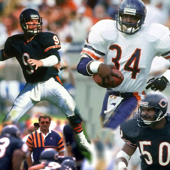 Set of 6 Chicago Bears Painting Art Poster 16 x 20 for wholesale by BMS BIZ