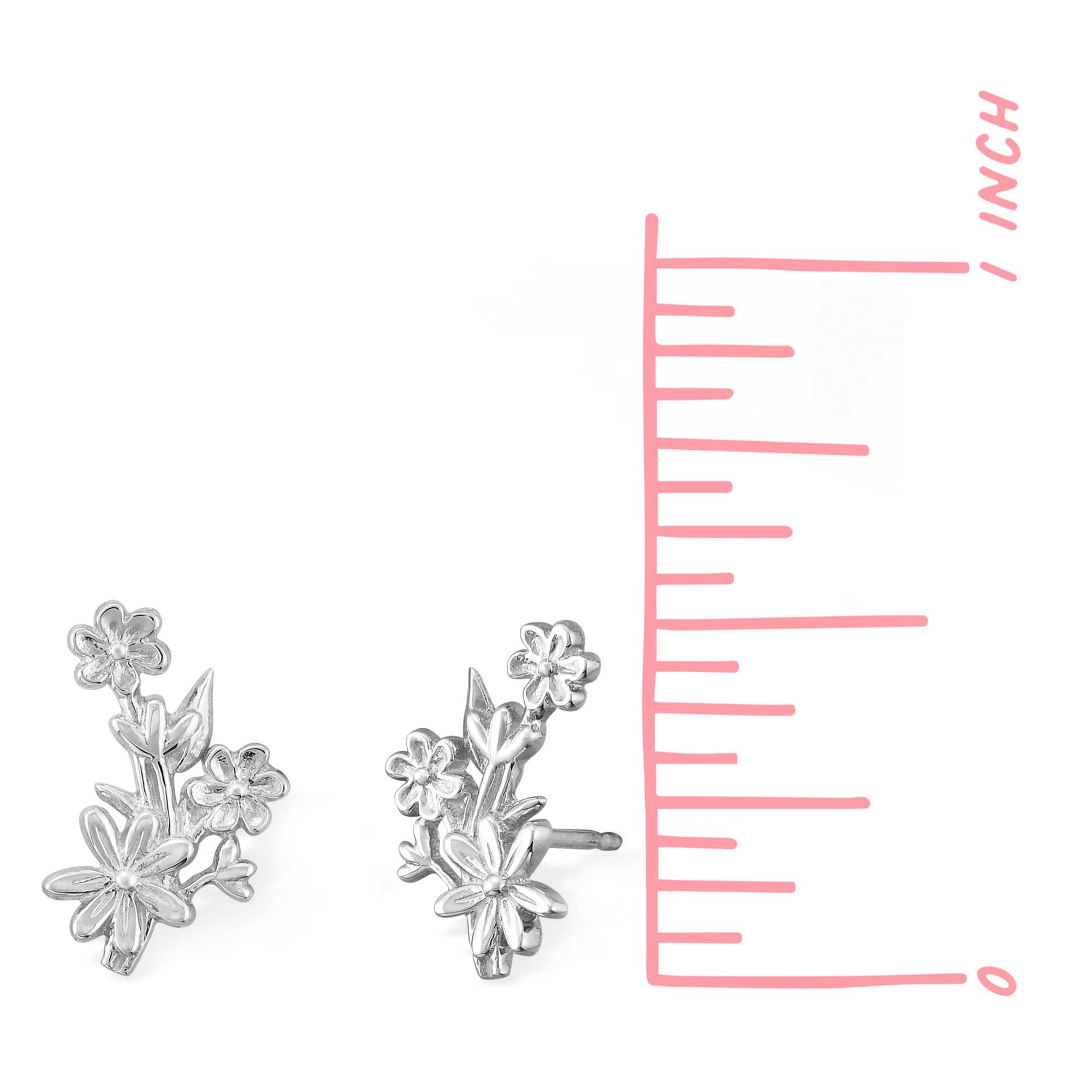 Boma Jewelry - Wholesale Stud/Post Earrings - Flower Bouquet Studs (EDA 9144)4