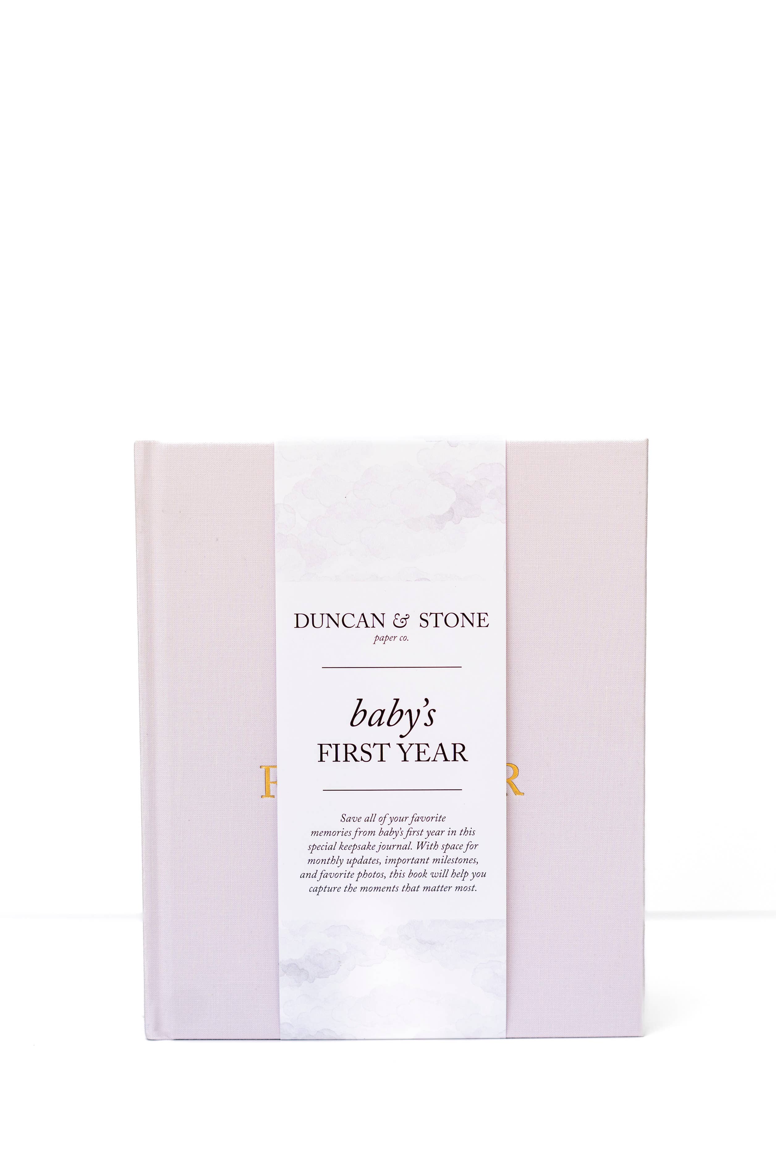 Duncan & Stone Paper Co. - Wholesale Herinneringenboek - Kinderen en baby - Baby's eerstejaars geheugenboek en fotoalbum | Moederdag15