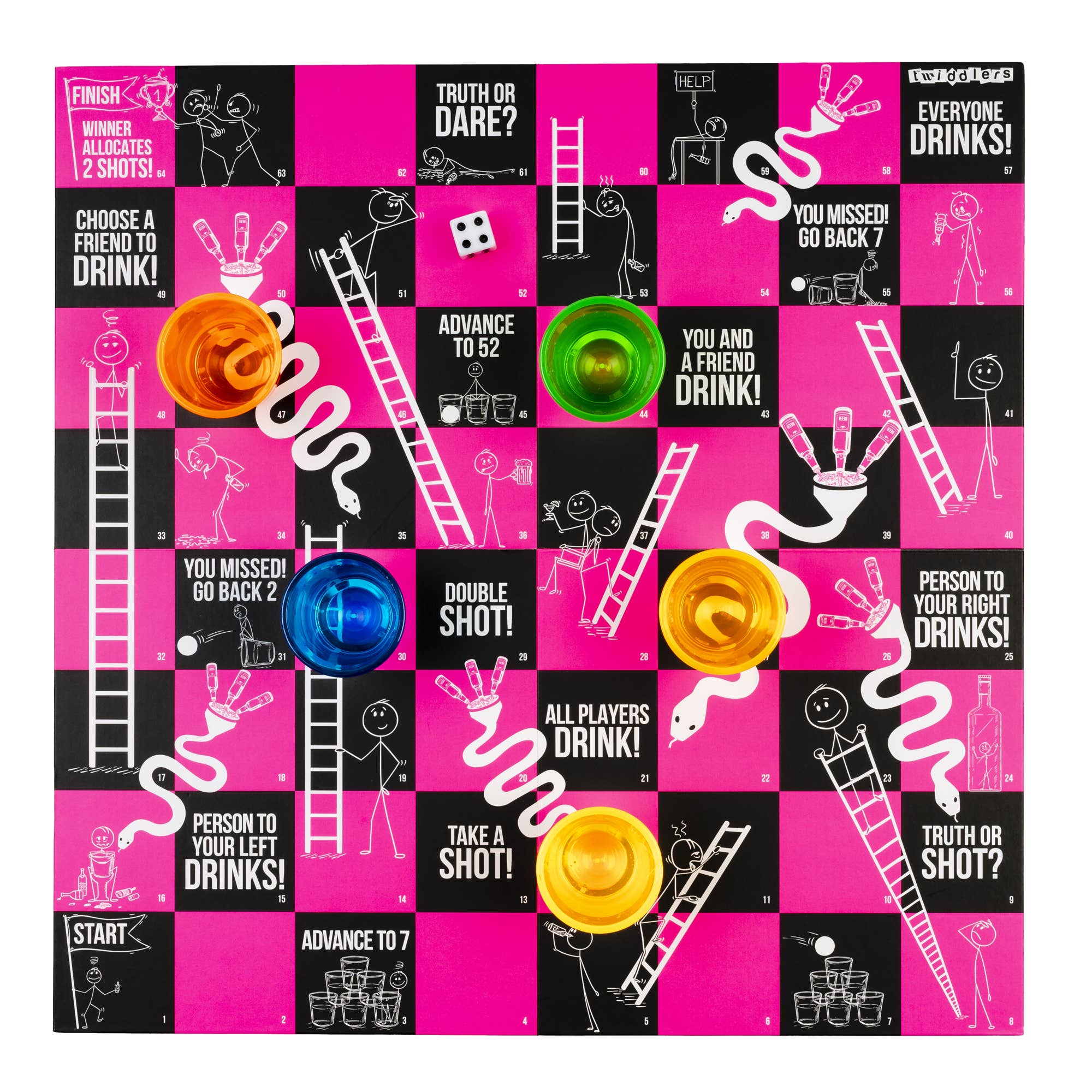 The Twiddlers - Vendita all'ingrosso Giochi da tavolo - Il gioco da bere per adulti definitivo: imbuto e scale6