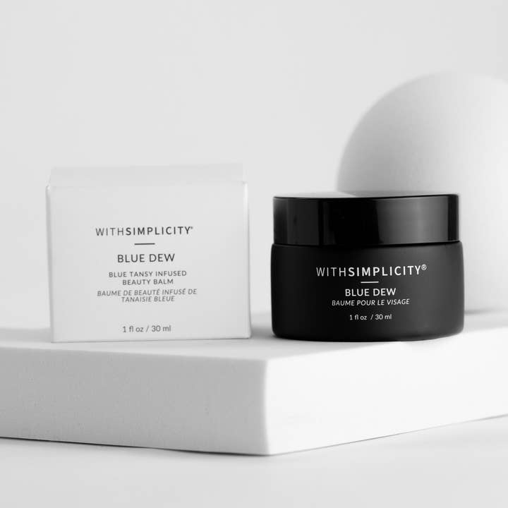Baume Hydratant Blue Dew à la Camomille Bleue | Soins de la Peau Naturels pour la vente par withSimplicity