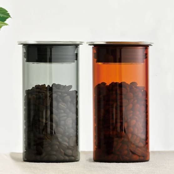 HARIO USA - Wholesale Canister - HARIO Colors Glass Canister, 400ml