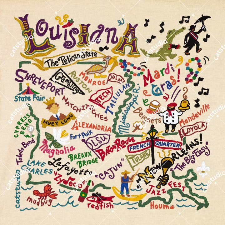 Louisiana Fine Art Print for wholesale by catstudio