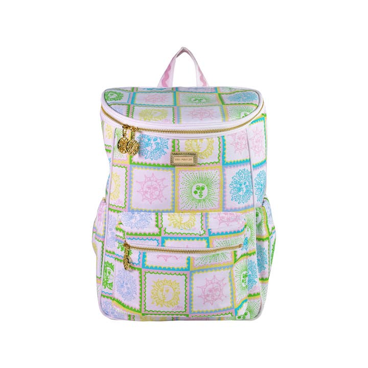 Lilly Pulitzer by Lifeguard Press - Wholesale Cooler/Cooler Bag - Backpack Cooler, Sun Tiles Home2