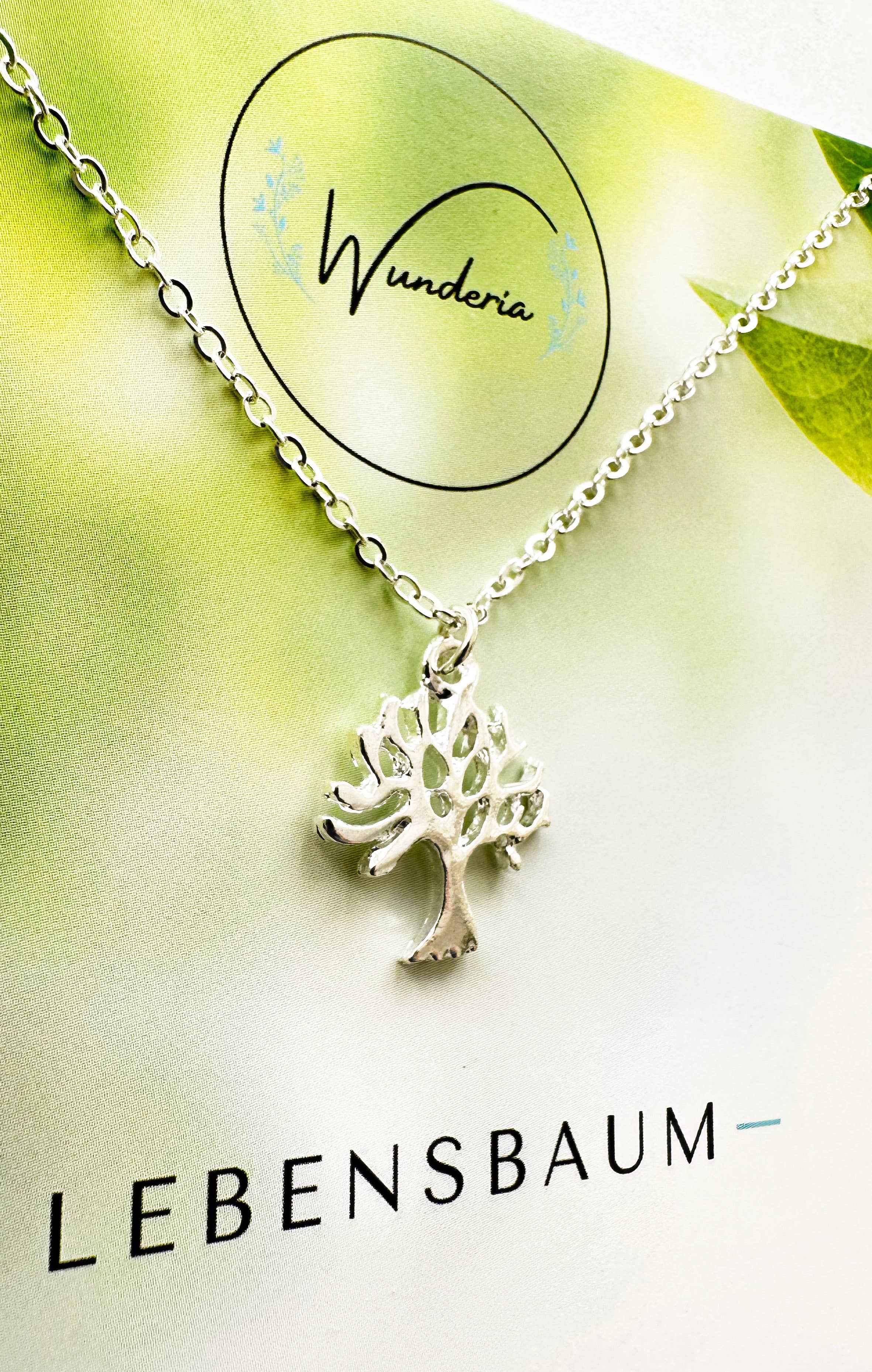 gold Tree of life necklace fashion jewellery silver for wholesale on Faire2