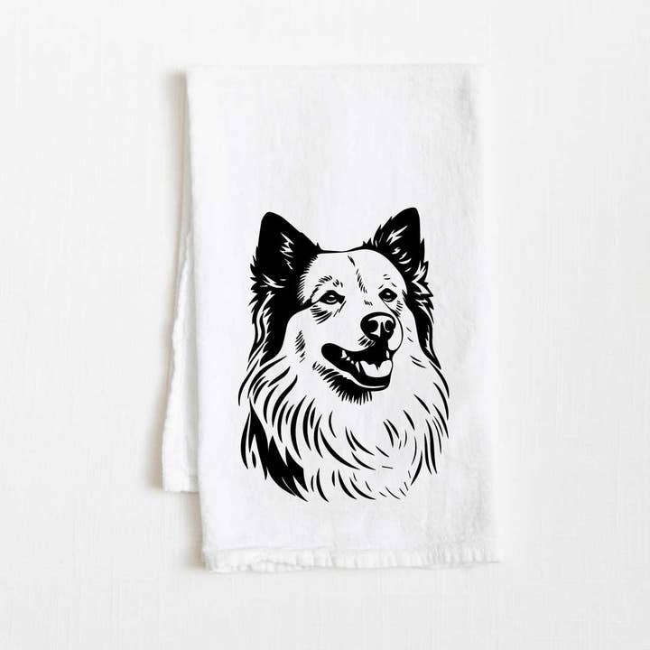 Towel Town – wholesale Kökshandduk – Amerikansk eskimåhund mjölsäck kökshandduk - 36" x 32"