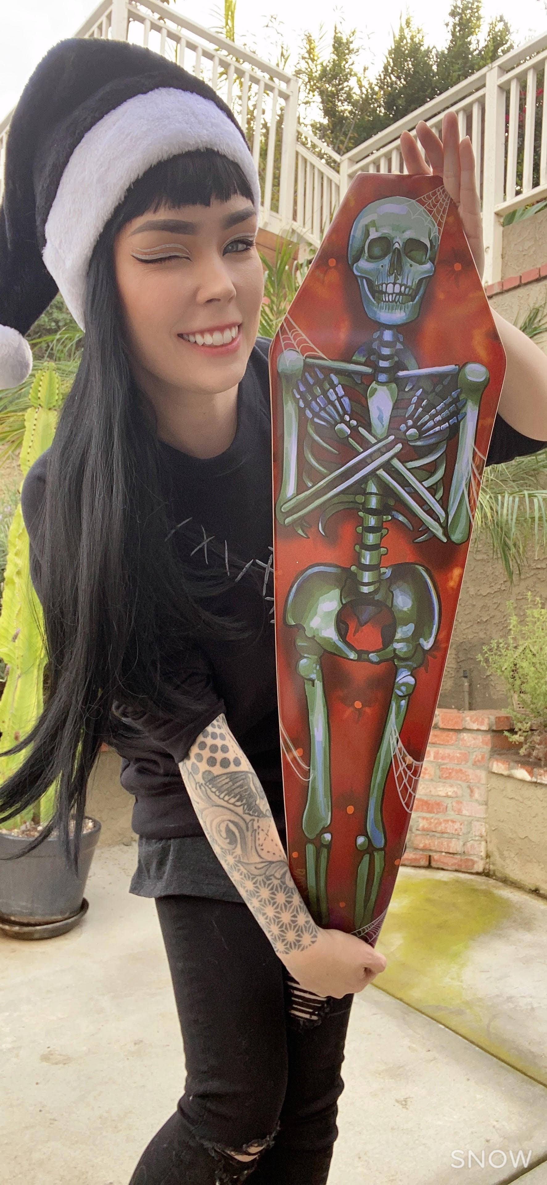 Psychic circle oddities – Engroshandel Skateboard – Crypt keeper skate board deck - nummereret og underskrevet! gotisk3