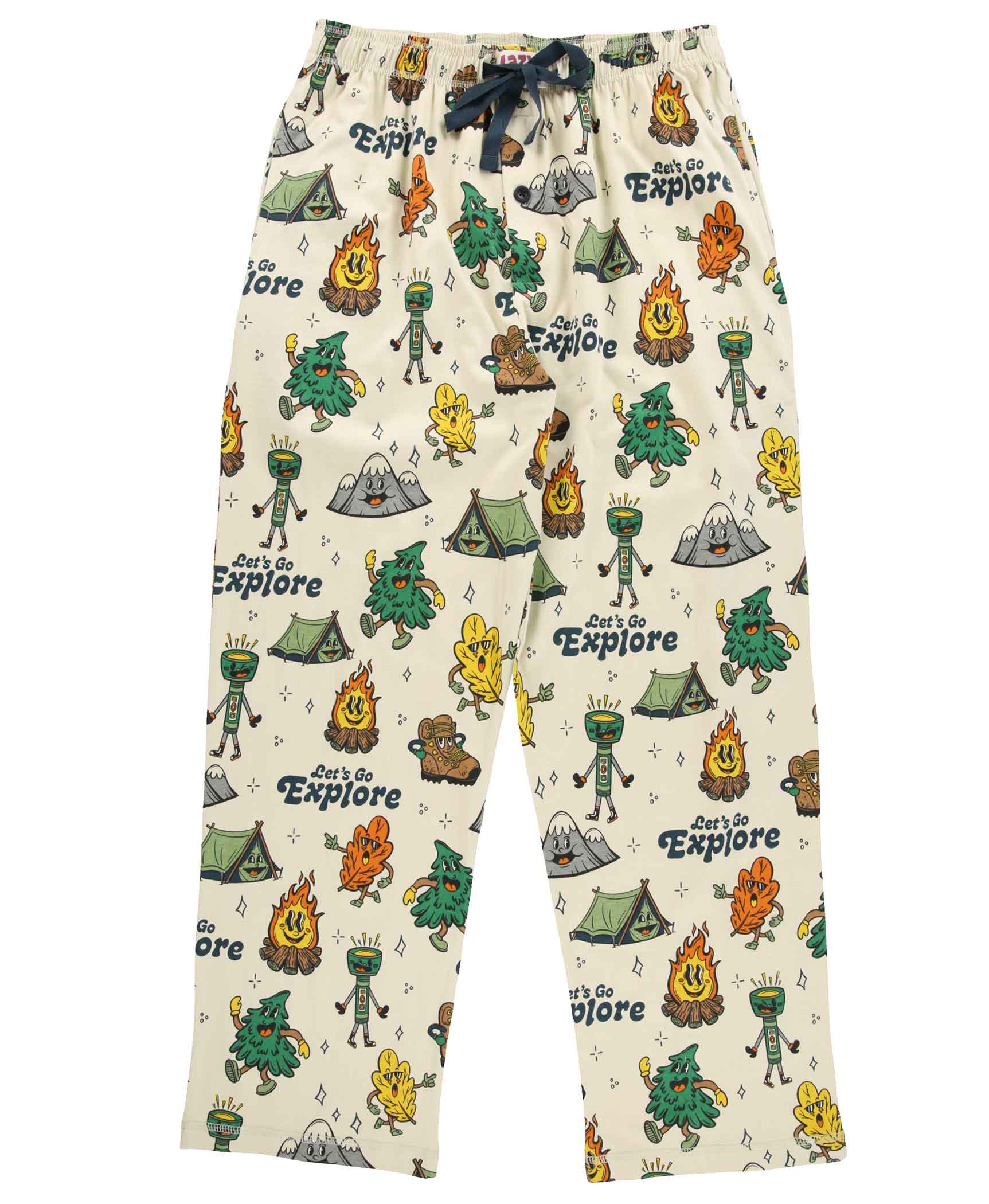 Lazy One - Wholesale Sleepwear Bottom - Men's - Vintage Camping Men's PJ Pants0