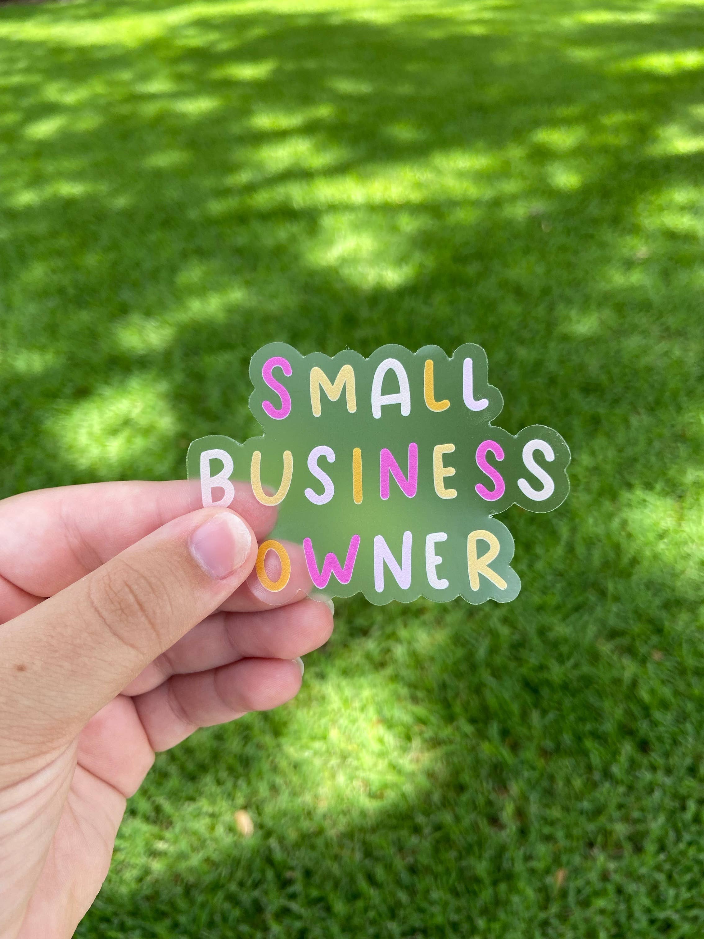 Simply Maddie Lee - Wholesale Sticker - Small Business Owner Clear Sticker1