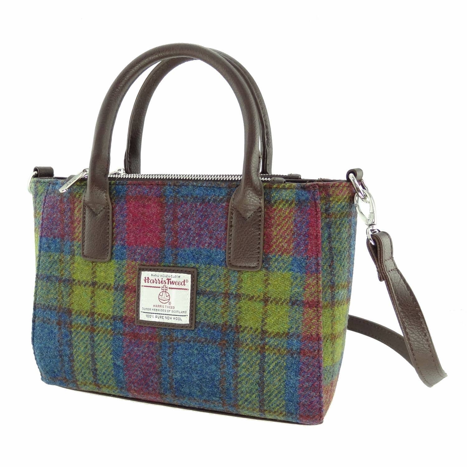 Glen Appin Of Scotland - Wholesale Tote Bag - Women's - LB1228 Harris Tweed 'Brora' Small Tote3