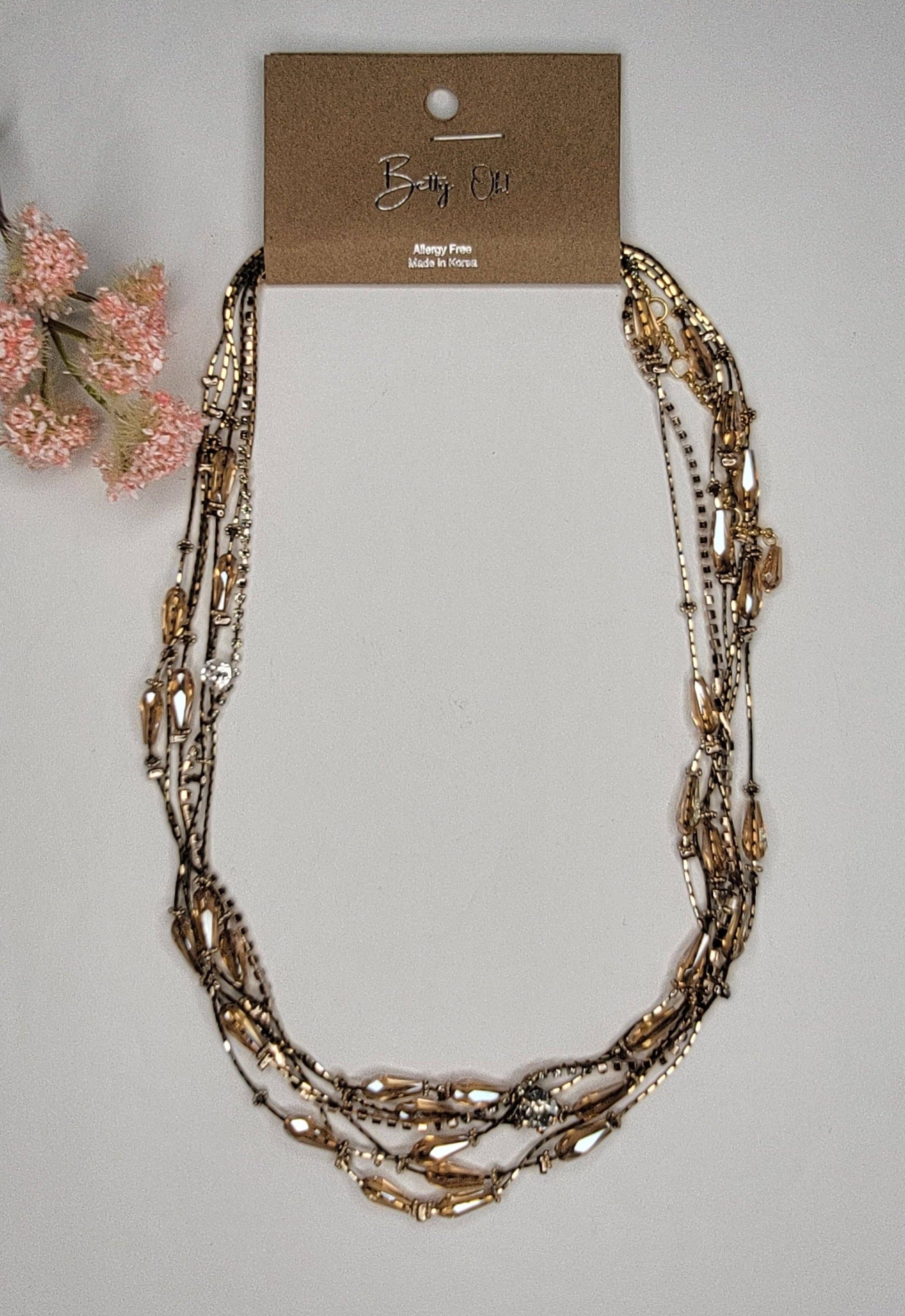 BETTYOH INC - Wholesale Beaded/Pearl Necklace - Handmade Multiple Layer Beads Necklace5
